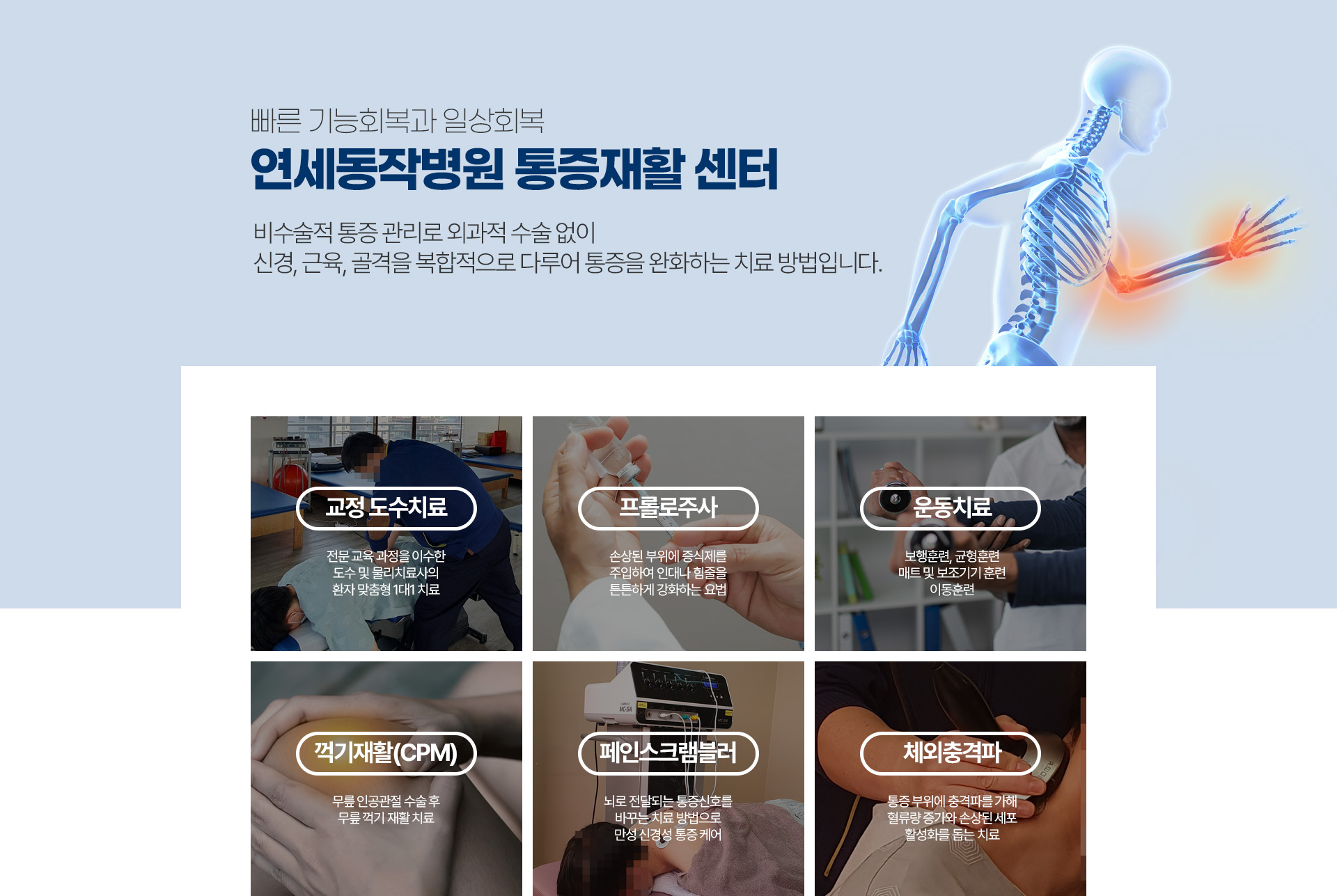 연세동작병원 통증재활 센터